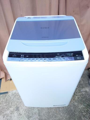 【配達可】日立 ビートウォッシュ 7kg BW-V70A 2017年式 ステンレス層