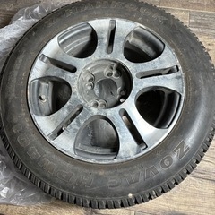 早い者勝ちで！値下げ可能ハンコックスパイクタイヤ195/65r/15 4穴