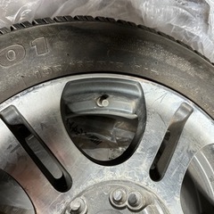 早い者勝ちで！値下げ可能ハンコックスパイクタイヤ195/65r/15 4穴