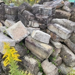 大量石材 沢山 大型 石畳 庭石 石板 庭石 まとめ