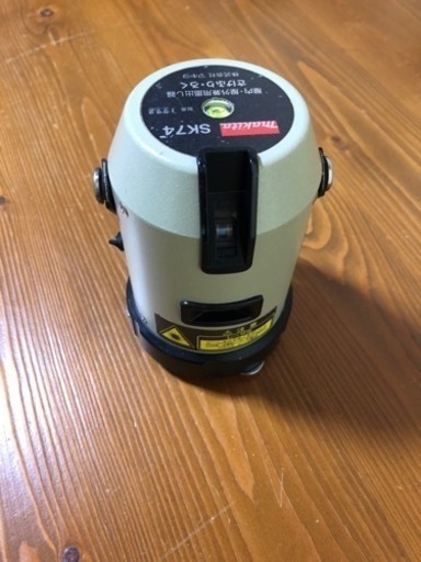 [取引予定決定]マキタ SK74 レーザー墨出し器 (さげふり・ろく) 受光器 説明書 三脚付き
