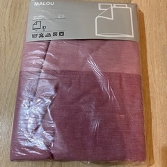 【未使用】IKEA布団カバー（ダブルサイズ、枕カバー付き）