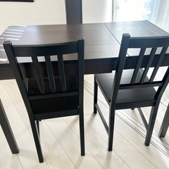 IKEA ダイニングセット　テーブル　椅子