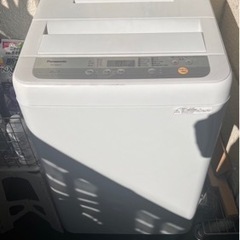 差し上げます！！製造2018年式　Panasonic洗濯機