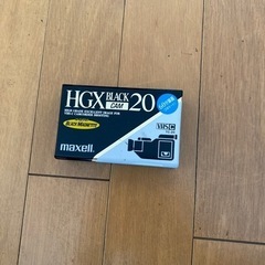 maxell HGX CAM 20 ビデオテープ　未使用