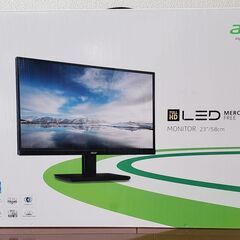 Acer モニター 23型ワイド (光沢、IPS、フルHD) H...