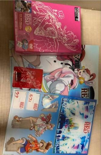 TSUTAYA限定 ONE PIECE FILM RED リミテッド・エディション DVD 初回限定盤 オリジナルアクリルスタンド付き 未使用品\r\n