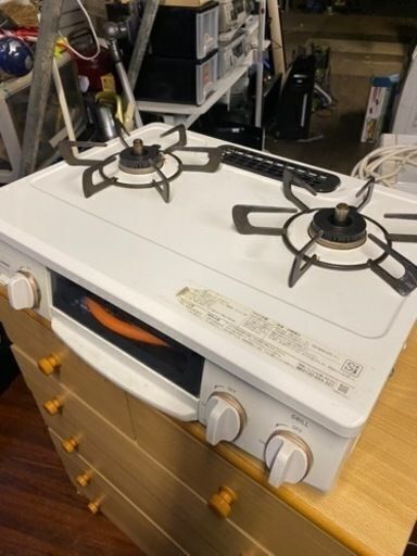 リンナイ ガスコンロ HOWARO（ホワロ） 56cm【公式ストア限定】 白いコンロ 水無し片面焼 ET34NJH4A-W2 (ホワイト×ピンクゴールド, 都市ガス