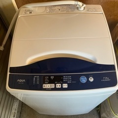 ハイアールAQUA7.0kg洗濯機2017年