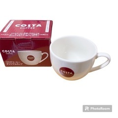 【ネット決済・配送可】【新品未使用】COSTA グラス＆コーヒーカップ