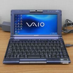 SONY VAIO PCG-C1MSX TM5800 867GHz RAM368MB SSD128GB 8.9型 Win XP