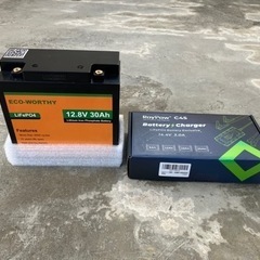 未使用品 ECO-WORTHY 12V30Ah リチウムイオンバッテリー リチウム