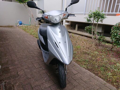 【動画あり】スズキ アドレスV50 CA44A 原付 シルバー 4ストローク インジェクション FI モデル
