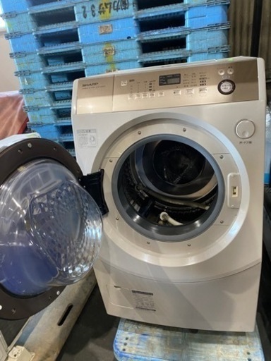 福岡市内配送設置無料 9キロ SHARP シャープ ドラム式洗濯機 ES-V600