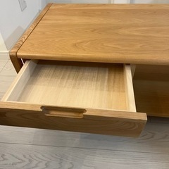 取引中【美品】【オシャレ】クラム センターテーブル Clam ローテーブル