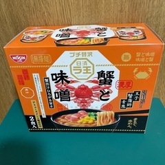 日清　ラ王　蟹と味噌　2食入