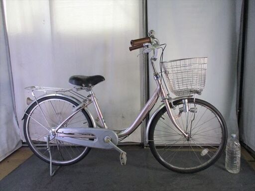 Ｄ235　★限定特価　整備済み★ブリヂストン　カルーサ　ピンク　前後タイヤ新品★ 中古自転車 【24インチ 】 (*^▽^*)