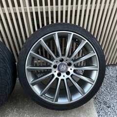し*け様 AMG純正ホイール　19インチ　タイヤ付き　メルセデスベンツ メルセデスベンツ AMG 純正ホイール タイヤセット 4個セット｜Yahoo