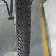 D237 ☆限定特価☆ 中古自転車 【 27インチ 軽快車 ネイビー 6段 LEDオート