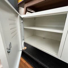 ?IKEA イケア?PSキャビネット?金属製?軽量?ホワイト?411?