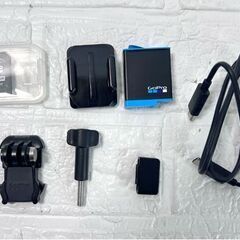  GoPro HERO9 BLACK ゴープロ ヒーロー9 ブラック アクションカメラ 純正携帯用ケース ミニ三脚(社外品) 吸盤マウント付き【中古品】☆札幌市白石区 白石店  
