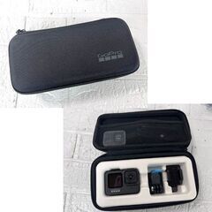  GoPro HERO9 BLACK ゴープロ ヒーロー9 ブラック アクションカメラ 純正携帯用ケース ミニ三脚(社外品) 吸盤マウント付き【中古品】☆札幌市白石区 白石店  