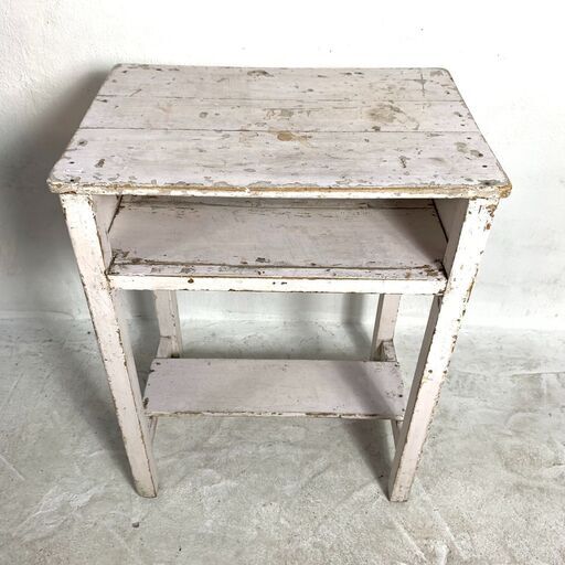 ✨期間限定・特別価格✨Wood vintage table / white