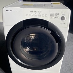 ☆シャープ　ドラム式洗濯乾燥機　ES-S7F　2021年製　プラ...