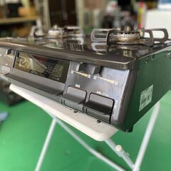 大阪⭐️エコマックス♻️「S71」LPガス用 パロマ 2口 ガスコンロ ガステーブルIC-N86BS-R 右強火力｜ 水無片面焼きグリル ホーロートップ