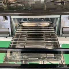 大阪⭐️エコマックス♻️「S71」LPガス用 パロマ 2口 ガスコンロ ガステーブルIC-N86BS-R 右強火力｜ 水無片面焼きグリル ホーロートップ