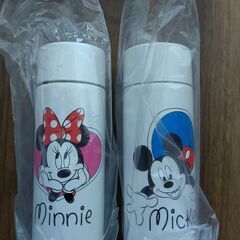 【未使用】ポケットボトル(水筒)ミッキーマウス&ミニーマウス 1...