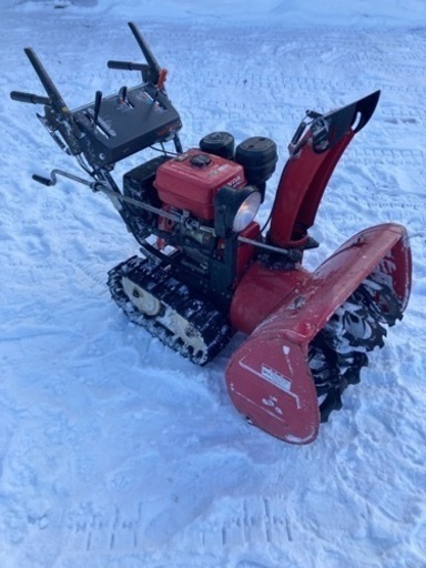 ホンダ除雪機hs870 走行hst(オートマ)シューター手動　オーガ高さ足踏み式セル始動ok!軽整備済み即使用！