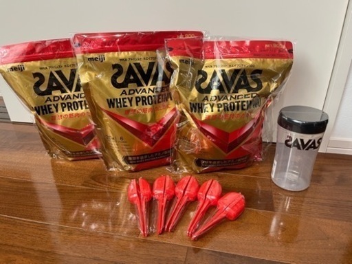 【シェイカー付き！】【最安値】【大特価】SAVAS ホエイプロテイン　ココア味 約3キロ