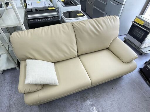 良品 2.5人掛けソファ 約幅175cm Sam 合皮 レザー 2.5人 SPレザー