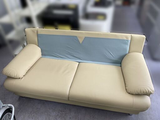 良品 2.5人掛けソファ 約幅175cm Sam 合皮 レザー 2.5人 SPレザー