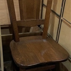 ◈決まりました【椅子】輸入品　無垢の椅子　