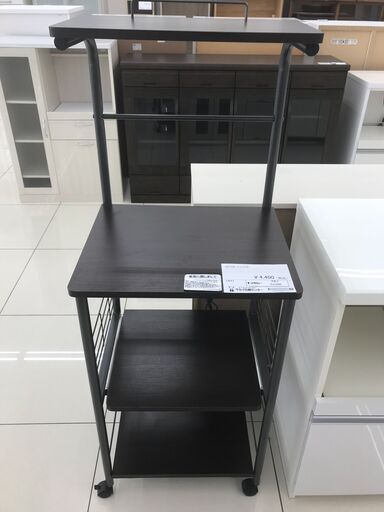 ★ジモティ割あり★ NITORI レンジ台 ダークブラウン H91×D45×W140.5 クリーニング済み HJ3099 ☆ジモティ割あり☆ NITORI レンジ台 ダークブラウン H135.5×D43×W49.5