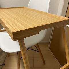 【最終価格】IKEA 竹　折りたたみミニテーブル