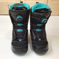 スノーボード用ブーツ　25cm  SALOMON  黒/青色