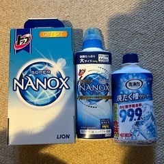 NANOXと洗濯槽カビキラー
