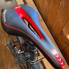 クロスバイク　黒艶消し２４段ギア