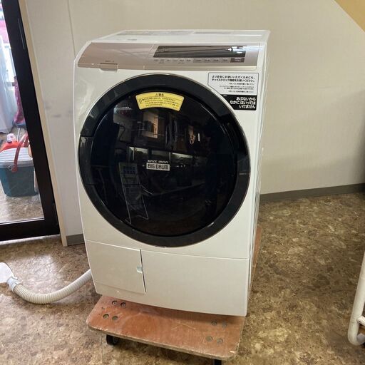 HITACHI 日立 ドラム式洗濯乾燥機 BD-SV110EL 2020年製 左開き 洗濯11kg 乾燥6kg ビッグドラム (W) ホワイト 洗濯