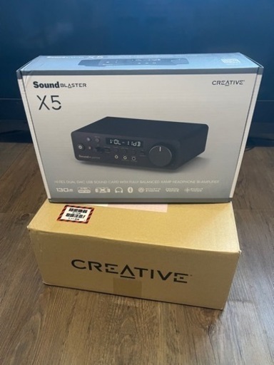 【オーディオインターフェース】【DAC】sound blaster x5