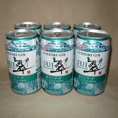6缶セット　SUNTORY　翠ジンソーダ　350ｍｌ