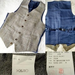 azabu tailor  EDINBURGH 48 L 美品 スリーピース 希少スーツ わかる人にはわかる希少価値のスリーピース