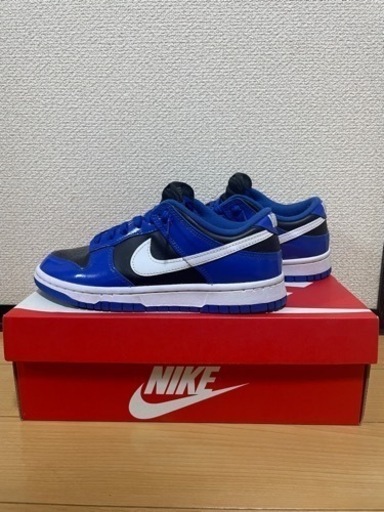 スニーカー DUNK LOW RETRO BLACK/HYPER COBALT WHITE