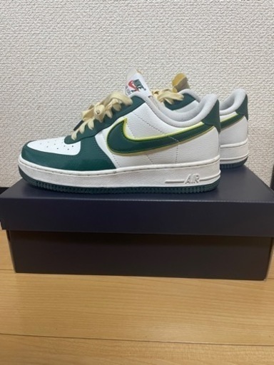 ナイキ エアフォース1 ロー '07 LV8  セイル/グリーン　24.5