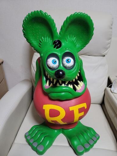 手渡し限定！ラットフィンク RATFINK RAT FINK 特大60cm コインバンク 貯金箱 フィギュア  正規品