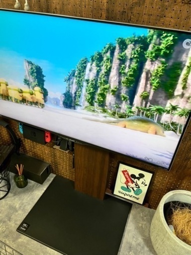 お値下げしましたテレビと壁寄せスタンドセット