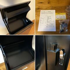 【未使用品】宅配ボックス 木目調　ダイヤル式
